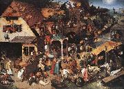 BRUEGEL, Pieter the Elder, Netherlandish Proverbs